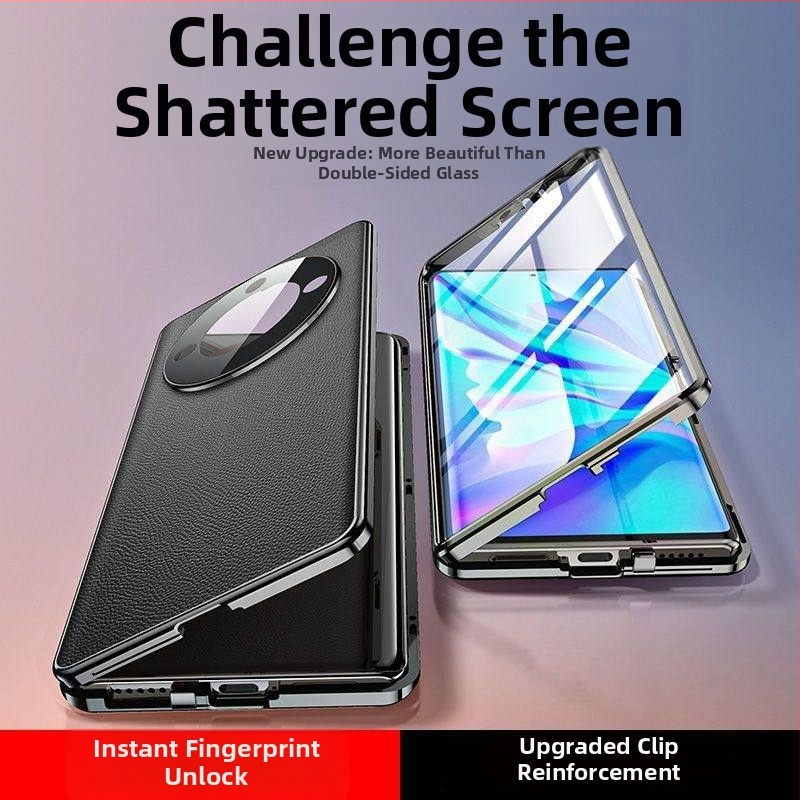 Aizsarg vāciņš Huawei Honor X40, metaliska konstrukcija, magnētiska aizsardzība pret kritieniem, precīza apstrāde, vienkāršs un elegantīgs dizains, atbalsta pielāgošanu