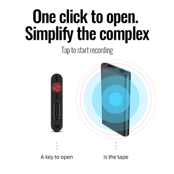 Q1 ultra-tanki diktafon-olovka: jednim gumbom snimanje, MP3/WMA/WAV formati, 20 sati snimanja, USB 2.0, ugrađeni mikrofon