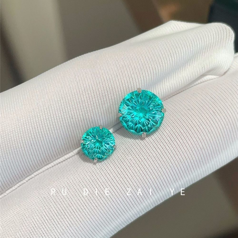 Naušnice - titan čelik ušne igle, elektroplatirano, osvježavajući i sladak stil