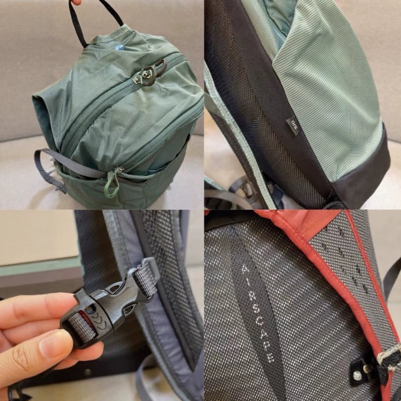 Vonkajší batoh na turistiku, 36–55 l, kompatibilný s 14-palcovým notebookom, Oxford tkanina s PU povrchom, vzduchová popruh