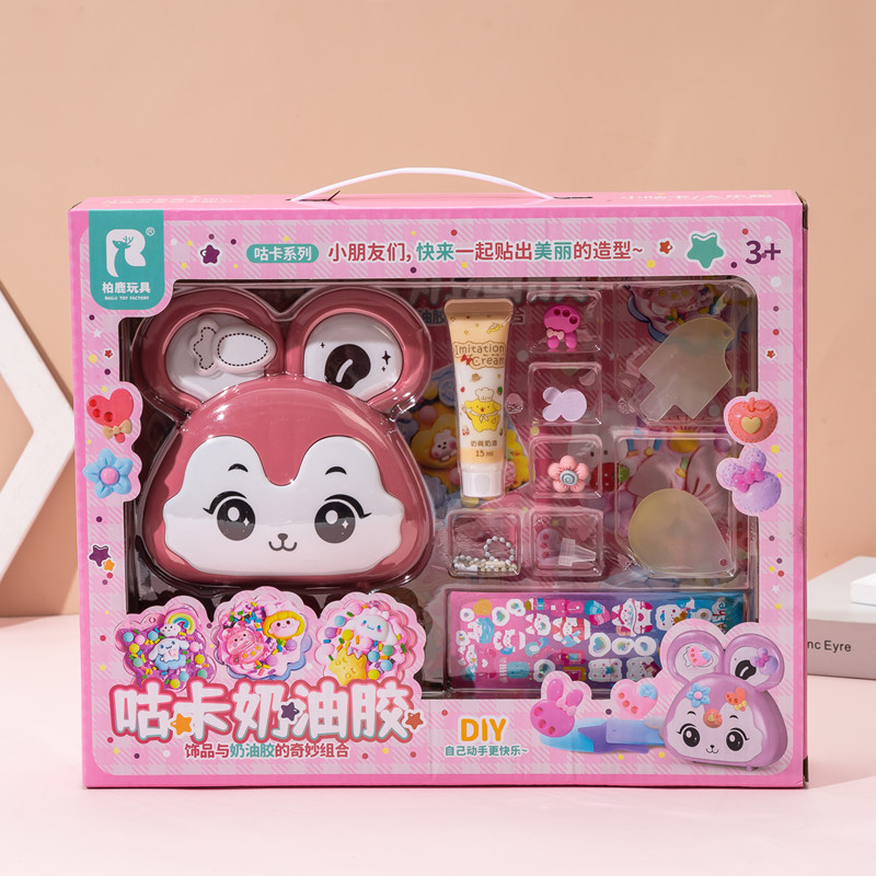 Симулационни бижута – играчка за момичета, пъзел функция, пластмасов материал, възраст 4–6 години, кутия с прозорец