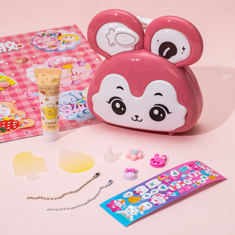 Симулационни бижута – играчка за момичета, пъзел функция, пластмасов материал, възраст 4–6 години, кутия с прозорец