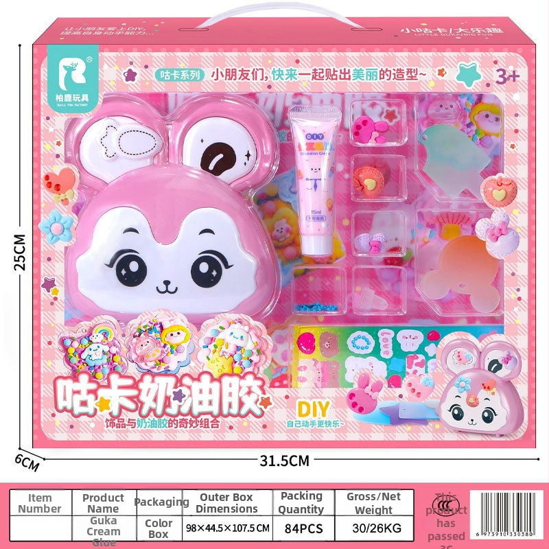 Hračky simulovaných šperkov pre dievčatá, puzzle prvky, plastový materiál, vek 4–6 rokov, balené v okienkovom boxe