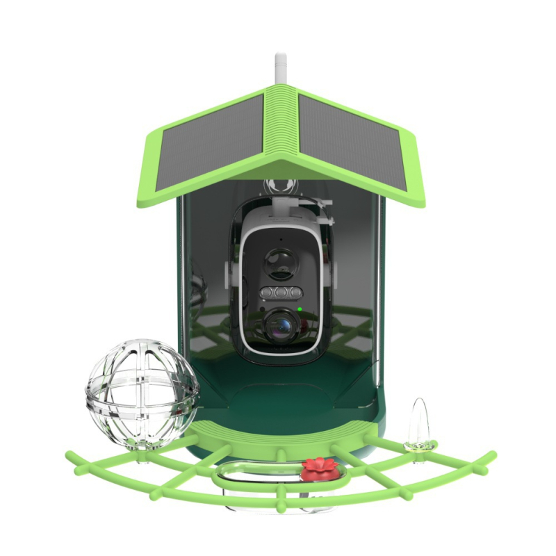 Εξωτερική Κάμερα Ταϊσμού Πουλιών με AI Αναγνώριση, 4MP/2.5K ανάλυση, 2.8mm φακός, 5V τροφοδοσία