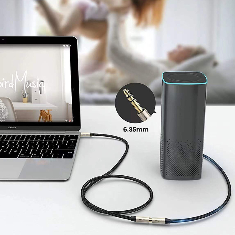 YHT 6,35 mm muški na 3,5 mm ženski audio-video produžni kabel ROHS