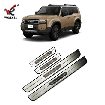 WK-934 Prag exterior pentru uși din oțel inoxidabil 304, pentru Toyota 24 Prado LC250 – decorare și protecție, personalizare disponibilă