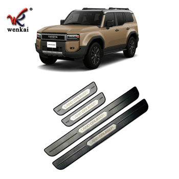WK-934 Prag exterior pentru uși din oțel inoxidabil 304, pentru Toyota 24 Prado LC250 – decorare și protecție, personalizare disponibilă