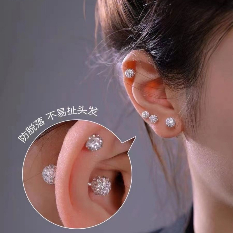 Naušnice od imitacijskih bisera, oblik U, minimalistički stil, elektroplatirane