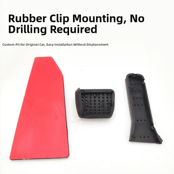 Alumīnija sakausējuma pedāļu komplekts gāzei un bremzēm Lantu Dreamer, Confidant un Lantu FREE — antislīdējošais vadītāja pedālis automātiskajai transmisijai