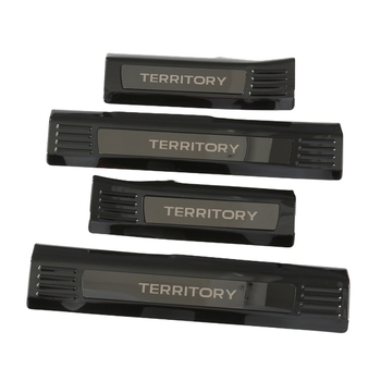 Bandă prag din oțel inoxidabil pentru Ford Elite — piese de modificare și decorare auto, model: Threshold strip, compatibil cu 23 Ford Elite, brand Colorful