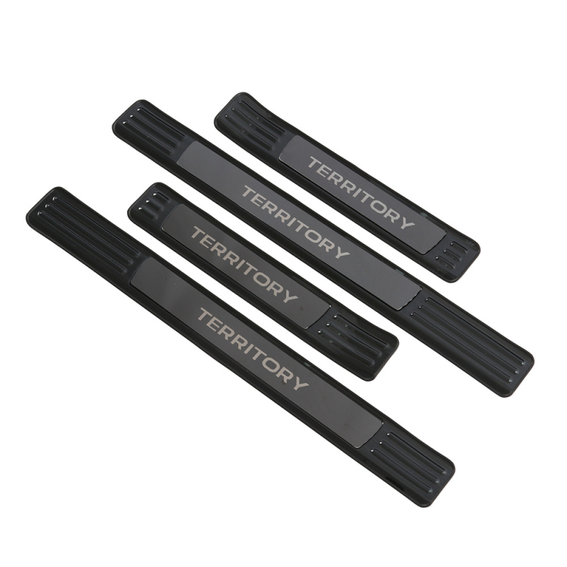 Bandă prag din oțel inoxidabil pentru Ford Elite — piese de modificare și decorare auto, model: Threshold strip, compatibil cu 23 Ford Elite, brand Colorful