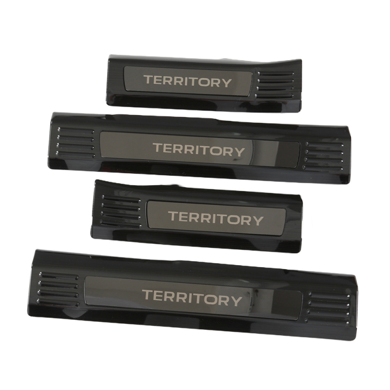 Bandă prag din oțel inoxidabil pentru Ford Elite — piese de modificare și decorare auto, model: Threshold strip, compatibil cu 23 Ford Elite, brand Colorful