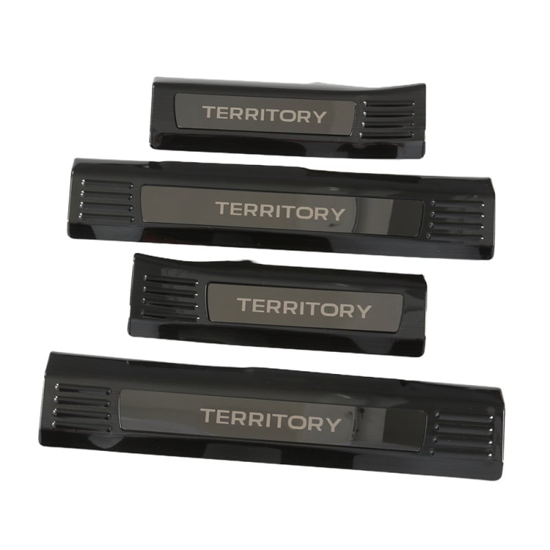 Bandă prag din oțel inoxidabil pentru Ford Elite — piese de modificare și decorare auto, model: Threshold strip, compatibil cu 23 Ford Elite, brand Colorful