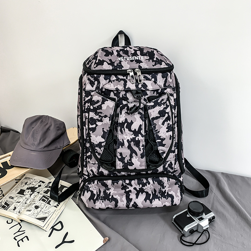 Sport hátizsák külön cipőrekesszel – vízálló, 20–35 literes kapacitás, Oxford anyag, kompatibil 14 colos laptophoz, kültéri utazásokhoz