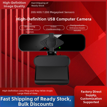 Asztali és hordozható számítógéphez USB kamera 4MP szenzorral, 2560x1440 felbontás, 30FPS, USB 2.0, beépített mikrofon