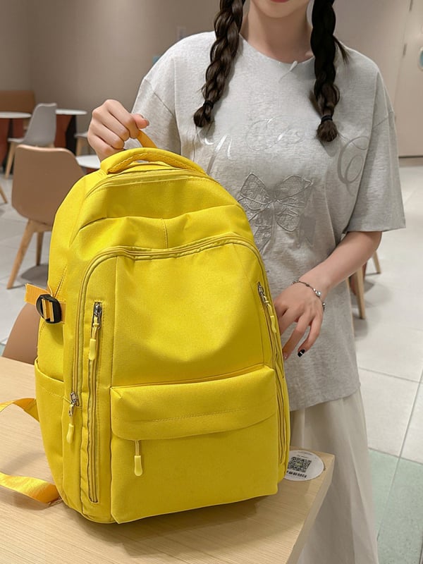 Unisex Oxford ruksak za školu i putovanja, 20–35L, kompatibilan s 15-inčnim laptopom, prozračne naramenice