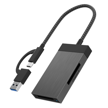 KS10 Čitač CFexpress i SD kartica – Visoke brzine USB-C 3.2 vanjski čitač kartica za fotografiju i videografiju, kućište od aluminijske legure