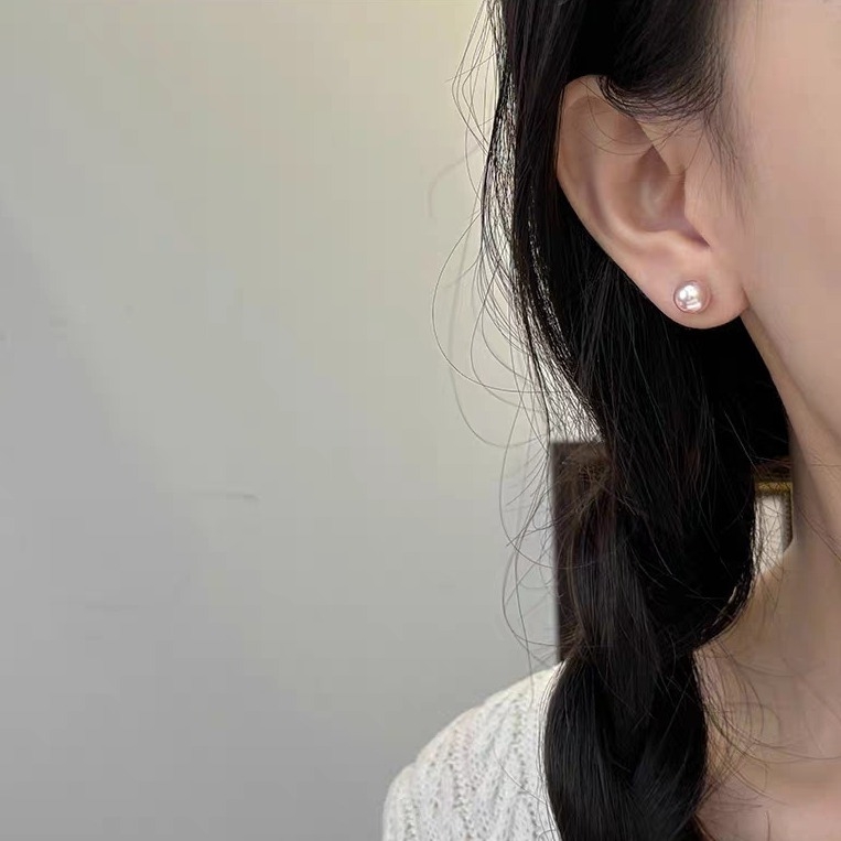 Naušnice - Srebro, elektroplatirane, Kun Ling, Geometrijski dizajn (Podrijetlo: Ningbo)