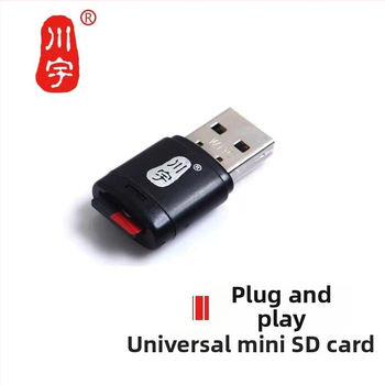 USB 2.0 TF čítač kariet, model 286 – mini, externý, TF podpora