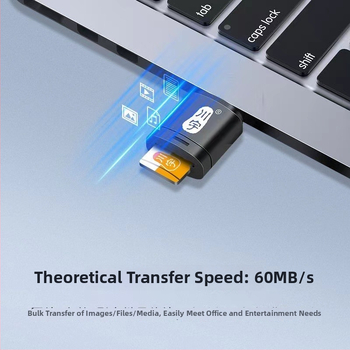 USB 2.0 TF čítač kariet, model 286 – mini, externý, TF podpora