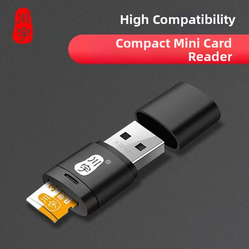 USB 2.0 TF čítač kariet, model 286 – mini, externý, TF podpora