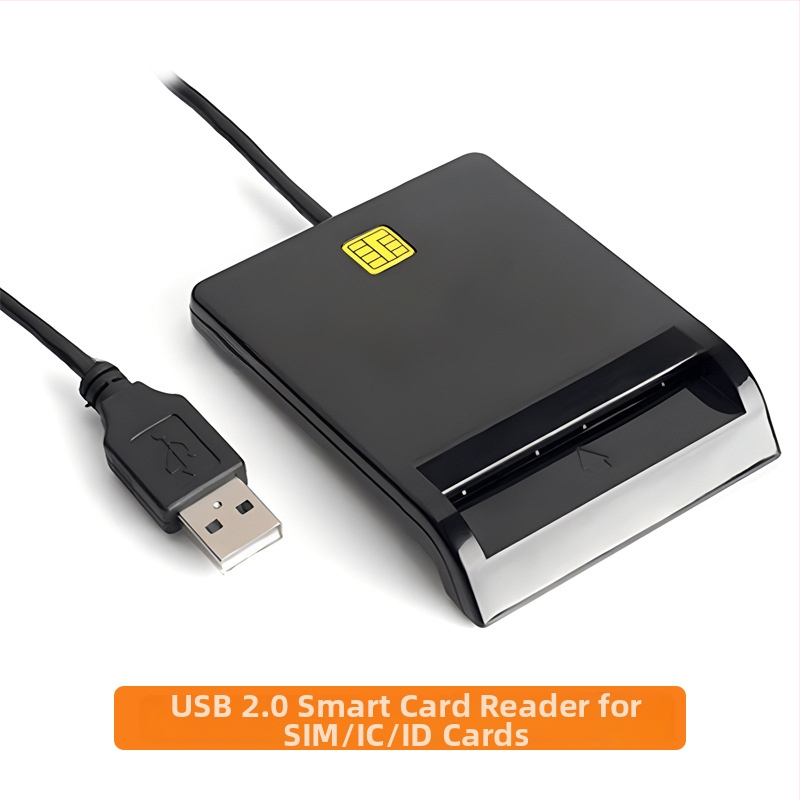 USBC01 USB 2.0 Čitač pametnih kartica s podrškom MiniSD/SD/TF, kompatibilan s Windows 7