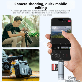 USB 3.0 a Type-C čítač kariet SD/TF — hliníkový zliatok, externý dvojkartový čítač