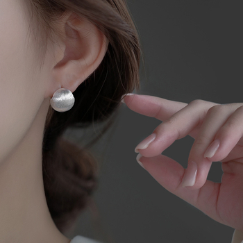 Náušnice zo striebra 925, geometrický dizajn, elektroplatovanie, pre ženy, leto 2025, luxusný dojem