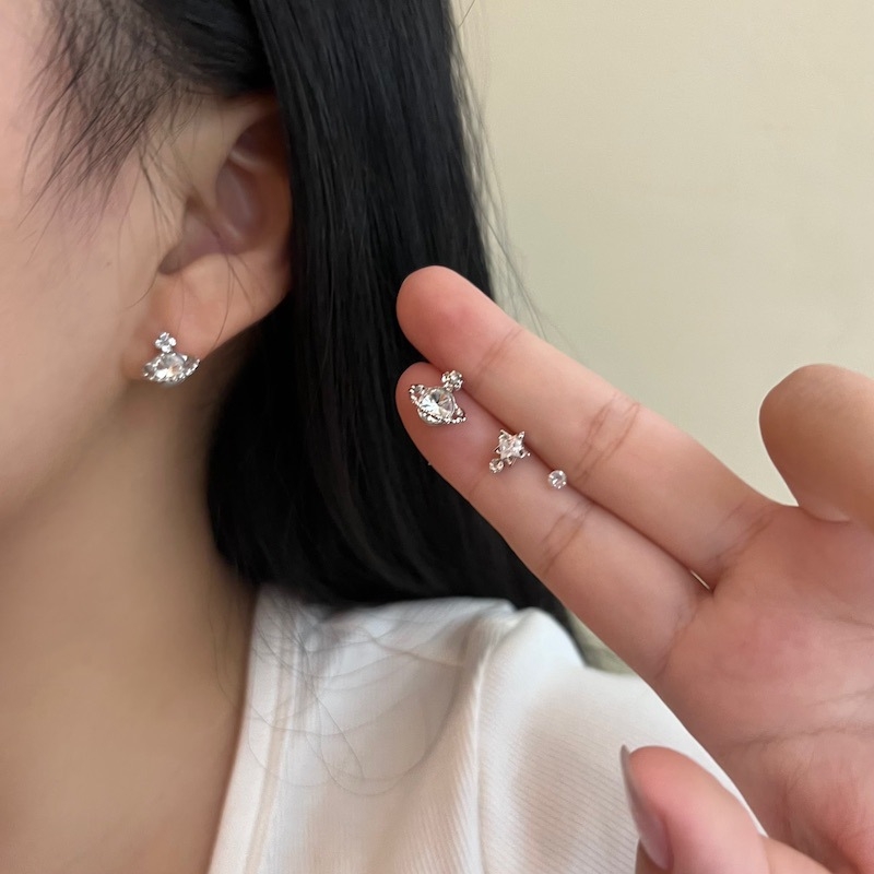 Sada náušníc zliatiny, elektroplatinga, hviezdny štýl, Songrui, pre ženy