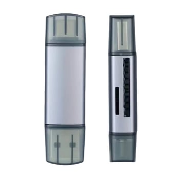 Aluminijski OTG čitač kartica USB 2.0 za TF/SD – bez upravljačkog programa