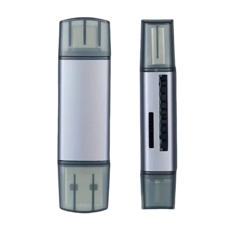 Aluminijski OTG čitač kartica USB 2.0 za TF/SD – bez upravljačkog programa