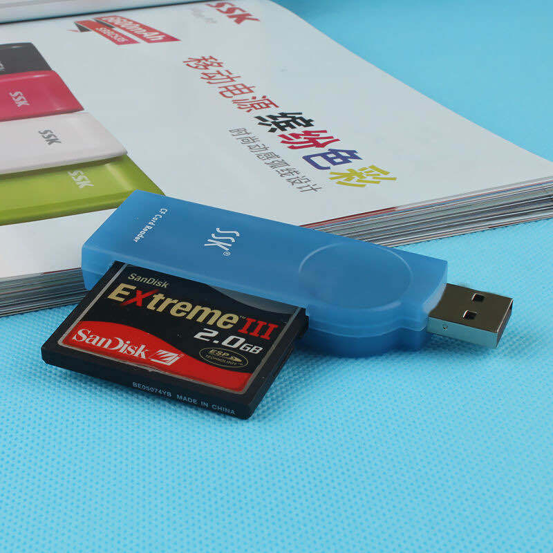 CF čitač kartica USB 2.0, vanjski, podržava CF kartice, 1 godina jamstva