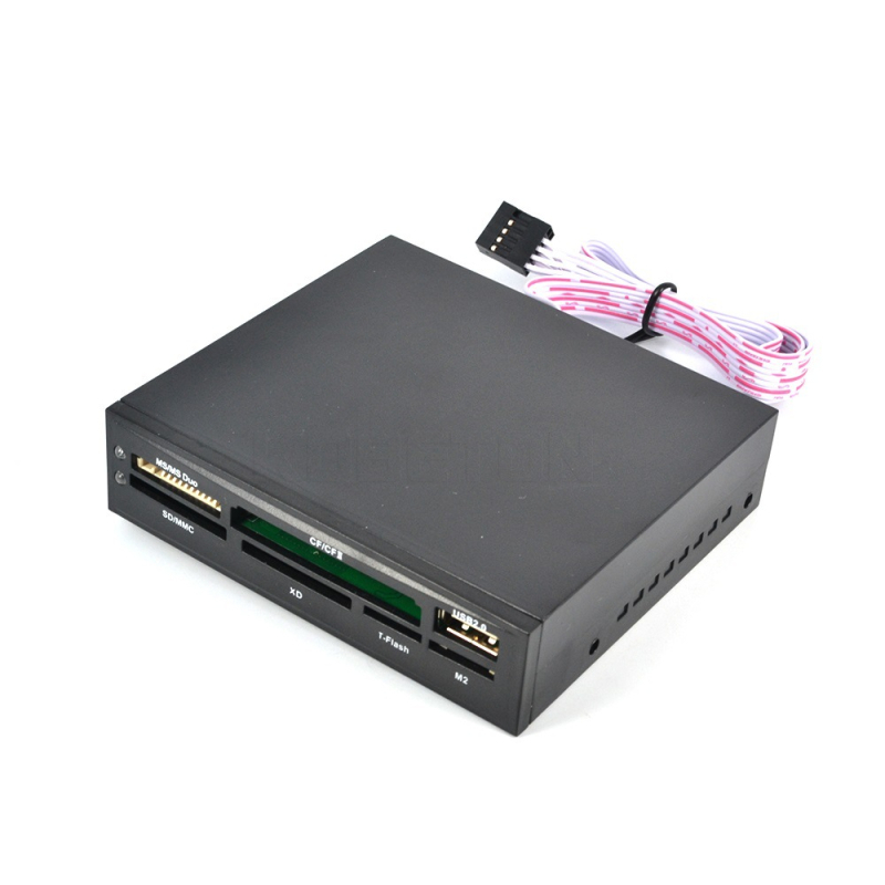 HDH-828B Unutarnji USB 2.0 All-in-One čitač kartica, ugrađen, podržava CF/SD/SDHC/MMC Plus/TF, kompatibilan s Windows
