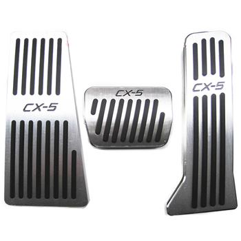 Mazda CX-5 Dead Pedal за интериора - неплъзгаща се алуминиева педал, 2015-2022, автоматик