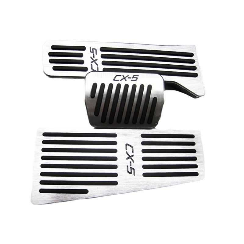 Mazda CX-5 Dead Pedal за интериора - неплъзгаща се алуминиева педал, 2015-2022, автоматик