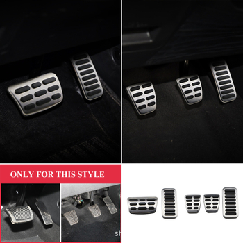 OEM rozsdamentes acél pedál készlet - gáz- és fékpedálok csúszásmentes felülettel, KONA és KAUAI-hoz