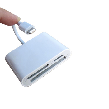 Všetko-v-jednom čítač kariet CF/SD/TF, Apple rozhranie, kompatibilné s iPhone a iPad