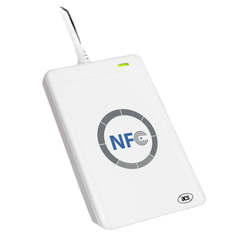 ACS ACR122U-A9 USB IC-kártya olvasó, modell ACR122U-A9, olvasási távolság 3–5 cm, olvasási idő 0,2 s