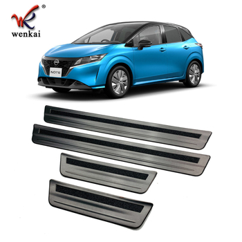 WK-904 Placă de protecție a pragului pentru Nissan Note E13 (21 modele), oțel inoxidabil 304, protecție decorativă, prelucrare personalizată