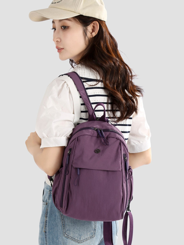 Dicarlo rucsac din nylon pentru femei - impermeabil, capacitate sub 20 L, încap un laptop de 10 inch, pentru călătorii relaxate