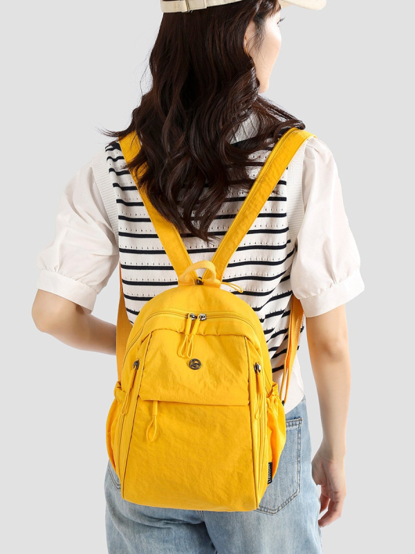 Dicarlo rucsac din nylon pentru femei - impermeabil, capacitate sub 20 L, încap un laptop de 10 inch, pentru călătorii relaxate