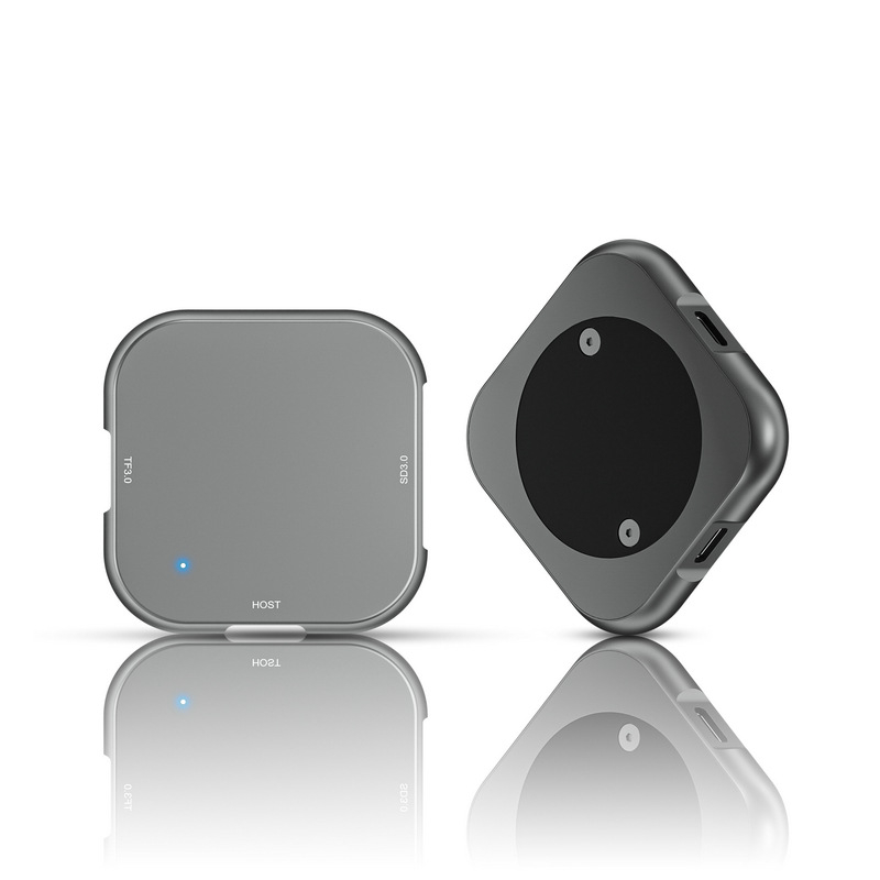 Cititor extern USB 3.0 Dual SD/TF, aliaj de aluminiu, transfer de 5Gbps