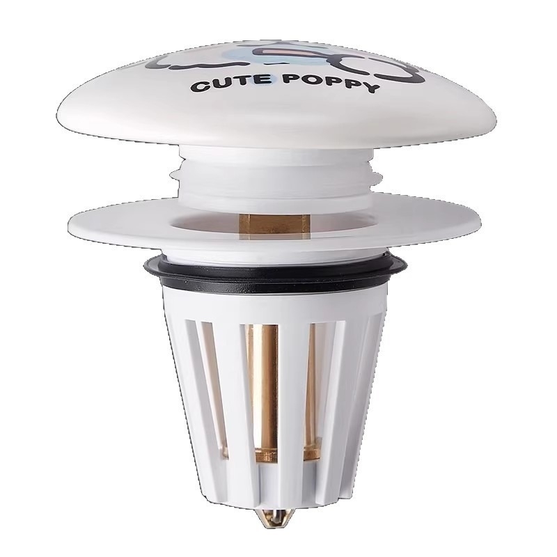 Fürdőszobai lefolyó dugó pattintós kivitelben, PP anyag, márka He Yue, modell Floor drain, szagtalanító funkció