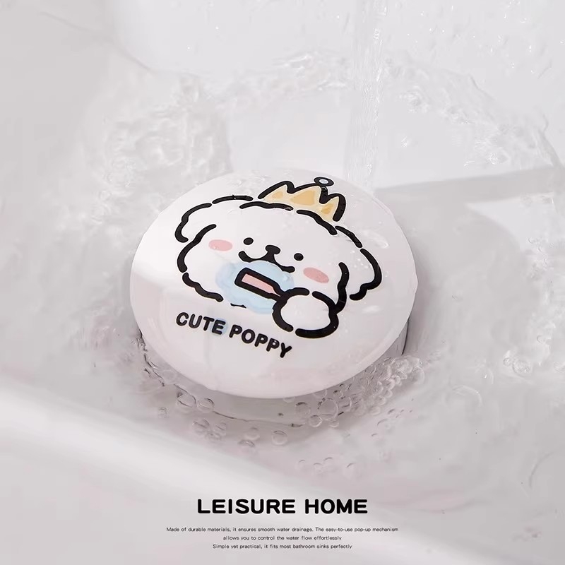 Fürdőszobai lefolyó dugó pattintós kivitelben, PP anyag, márka He Yue, modell Floor drain, szagtalanító funkció