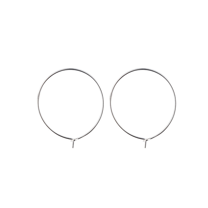S925 srebro DIY ušne kukice za žene – minimalistični dijelovi nakita