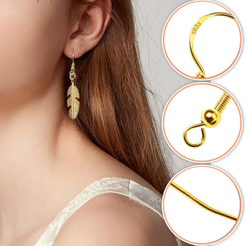 Cârlige pentru cercei din fier, placare electrolitică, 140 bucăți – Strings&Things componente DIY pentru cercei