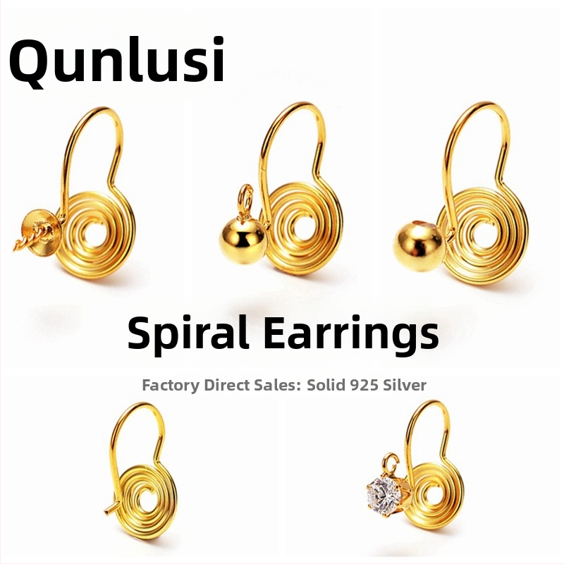 S925 hõbedased klipsiga kõrvarõngad, unisex, geomeetriline originaaldisain, elektroplaatimine