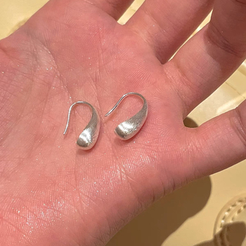 Cercei din cupru, formă picătură, design geometric de tip U, stil franțuzesc retro, brand Yijiang, vara 2024