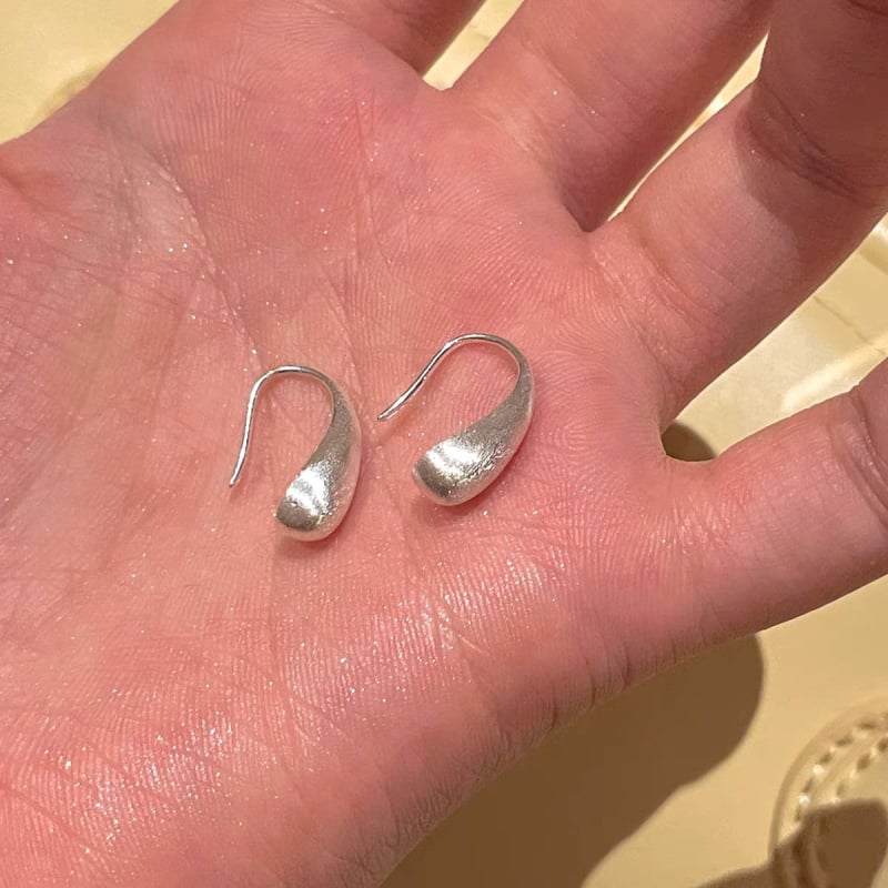 Cercei din cupru, formă picătură, design geometric de tip U, stil franțuzesc retro, brand Yijiang, vara 2024