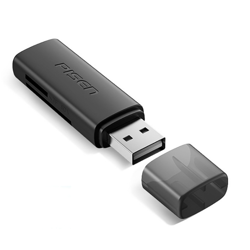 Cititor de carduri USB 3.0 SD și microSD — SD+TF dublu, PC+ABS, compatibil cu Windows 7